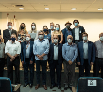 Participantes do primeiro encontro do Saúde São Paulo, realizado no Hospital Maternidade de Campinas Elton Sabatino